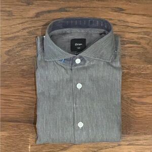 Charcoal Casual Button Down Shirt for Men
